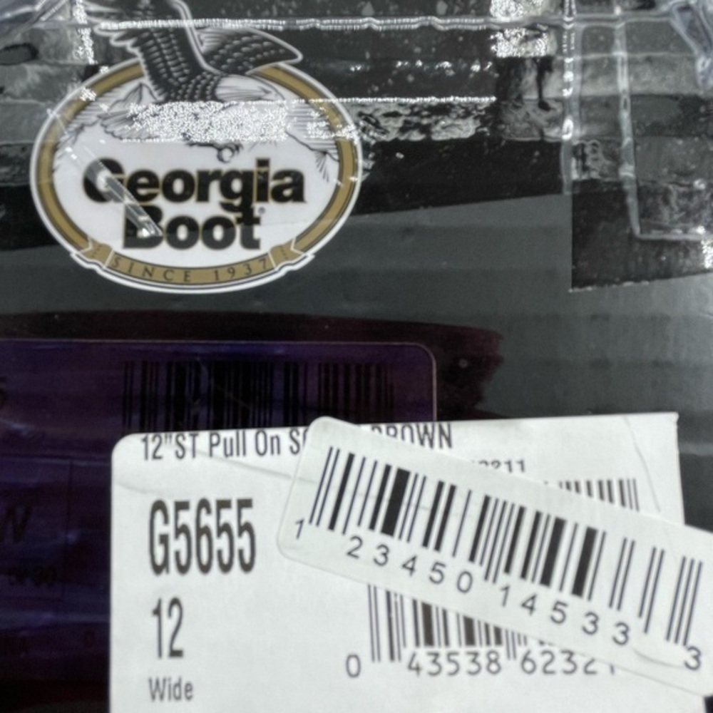 Georgia Men’s Muddog Steel Toe Comfort Core Work Boots Size 12 NWT - Picture 10 of 10